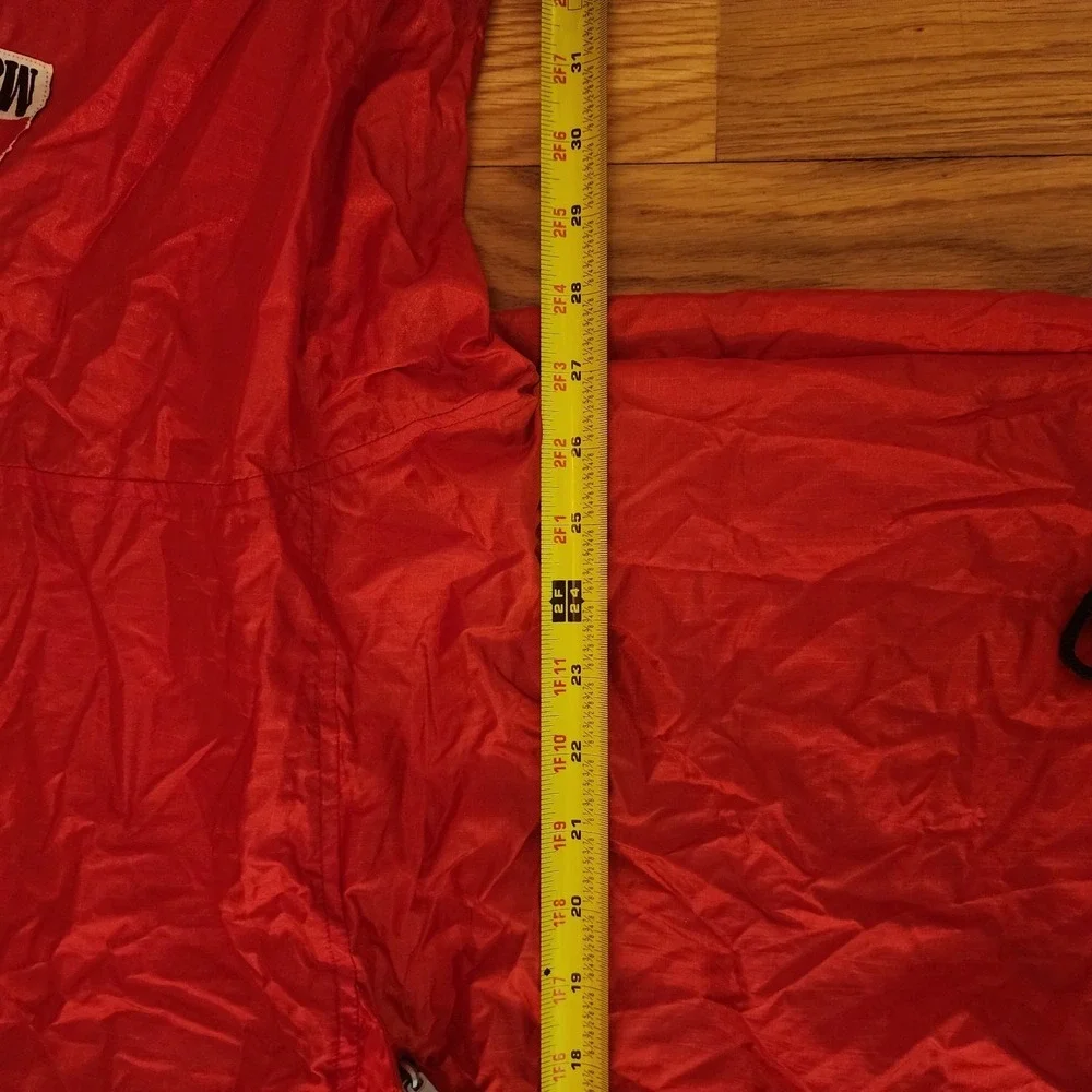 Vintage Marlboro Unlimited Red Pullover Rain Jacket Windbreaker/Bag Size XL - Picture 11 of 14